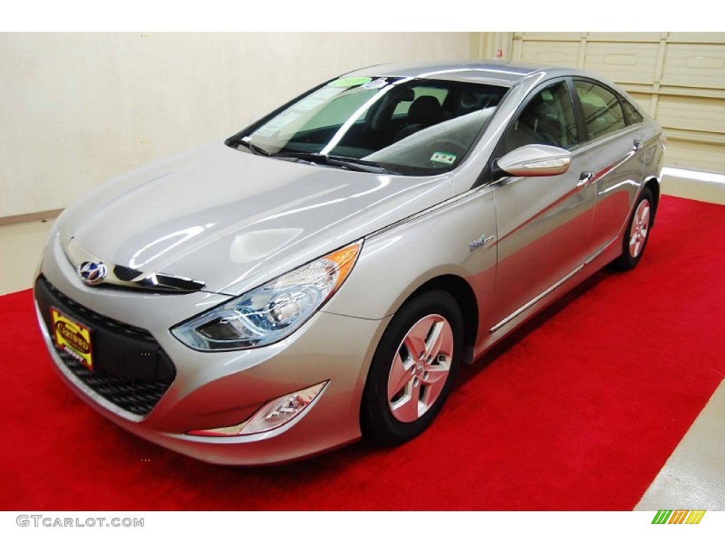 Hyper Silver Metallic 2011 Hyundai Sonata Hybrid Exterior Photo #75728595