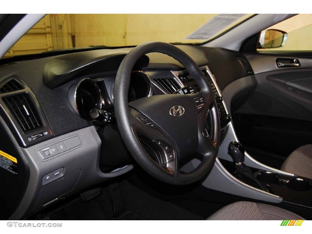 2011 Sonata Hybrid - Hyper Silver Metallic / Gray photo #9