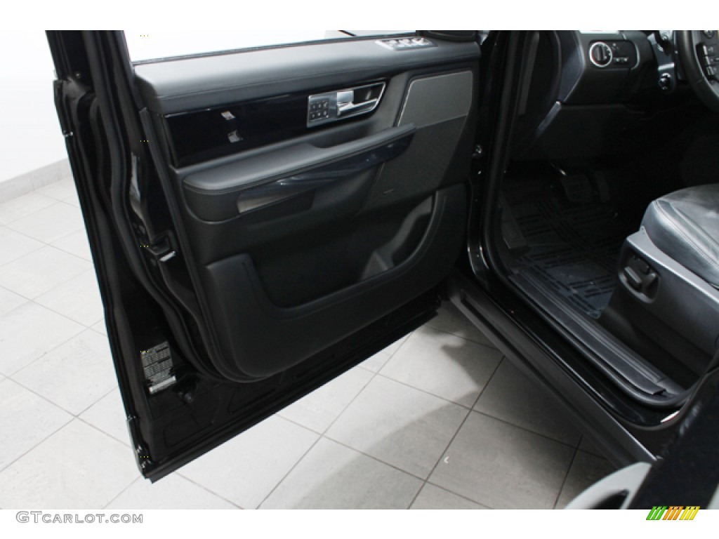 2011 Land Rover Range Rover Sport GT Limited Edition 2 Ebony/Lunar Door Panel Photo #75729584