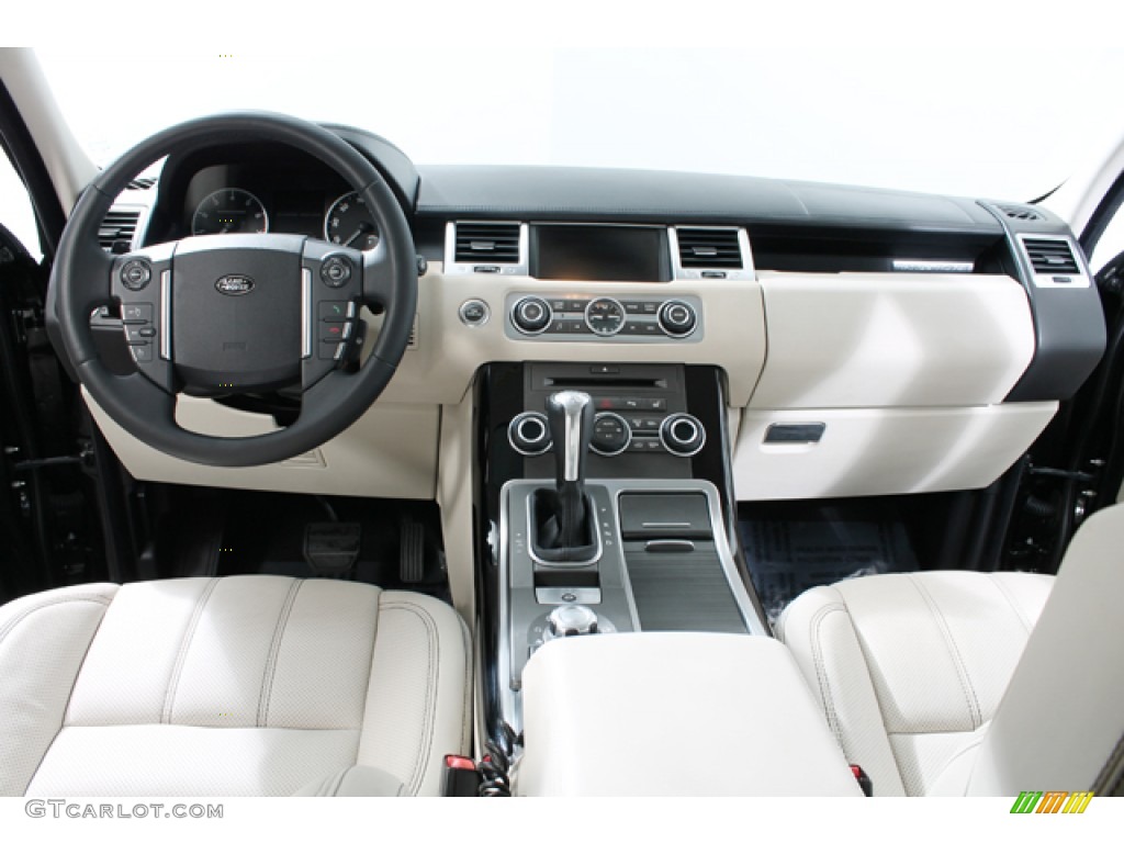 2011 Land Rover Range Rover Sport Supercharged Ivory/Ebony Dashboard Photo #75730081
