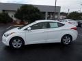 2013 Shimmering White Hyundai Elantra GLS  photo #4