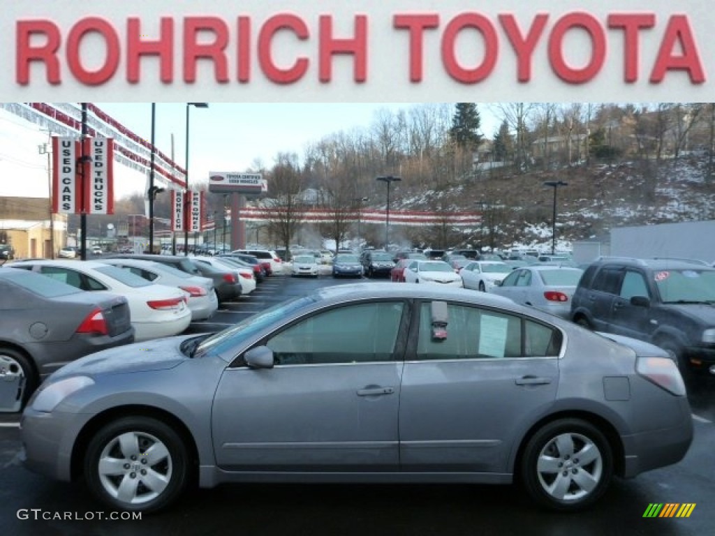 2008 Altima 2.5 - Precision Gray Metallic / Charcoal photo #1