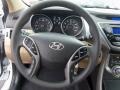 2013 Shimmering White Hyundai Elantra GLS  photo #12