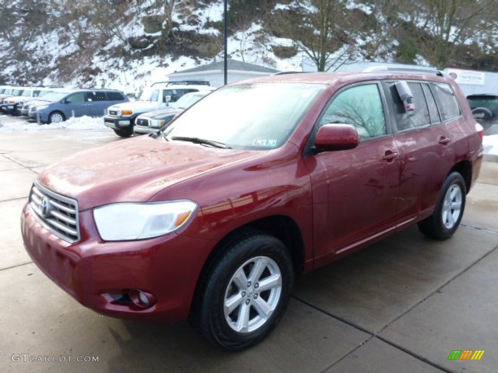 Salsa Red Pearl 2010 Toyota Highlander SE 4WD Exterior Photo #75732598