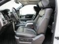 2009 Ford F150 Black/Black Interior Front Seat Photo