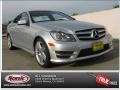 2013 Iridium Silver Metallic Mercedes-Benz C 350 Coupe  photo #1