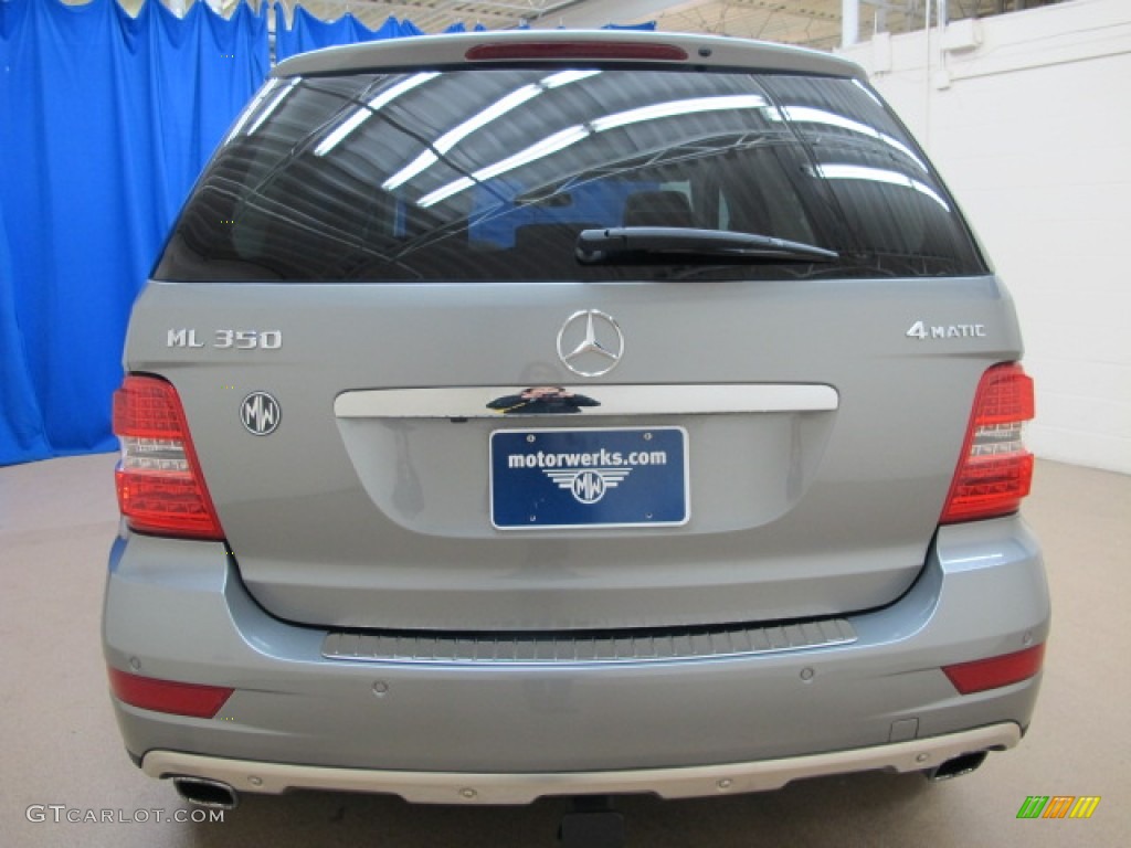 2010 ML 350 4Matic - Palladium Silver Metallic / Ash photo #6