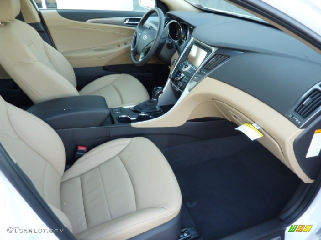 Camel Interior 2012 Hyundai Sonata Hybrid Photo #75733323