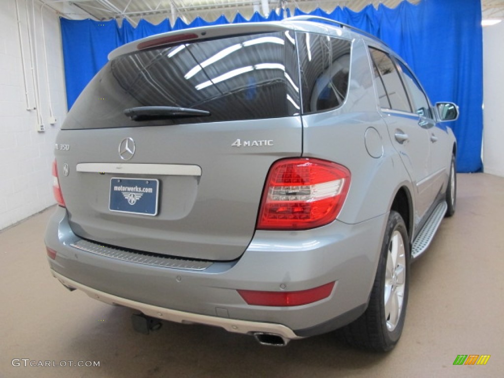 2010 ML 350 4Matic - Palladium Silver Metallic / Ash photo #7