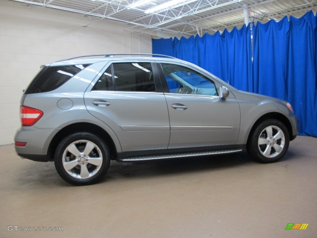 2010 ML 350 4Matic - Palladium Silver Metallic / Ash photo #8
