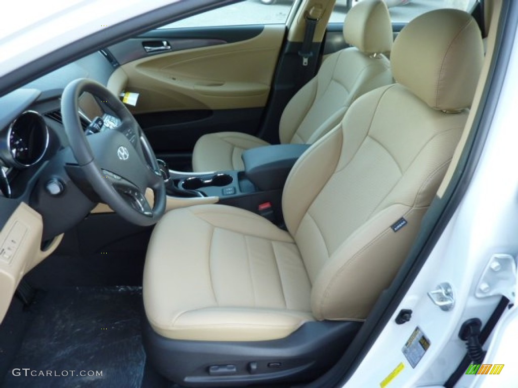 Camel Interior 2012 Hyundai Sonata Hybrid Photo #75733418