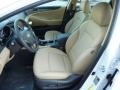 2012 Hyundai Sonata Camel Interior Front Seat Photo