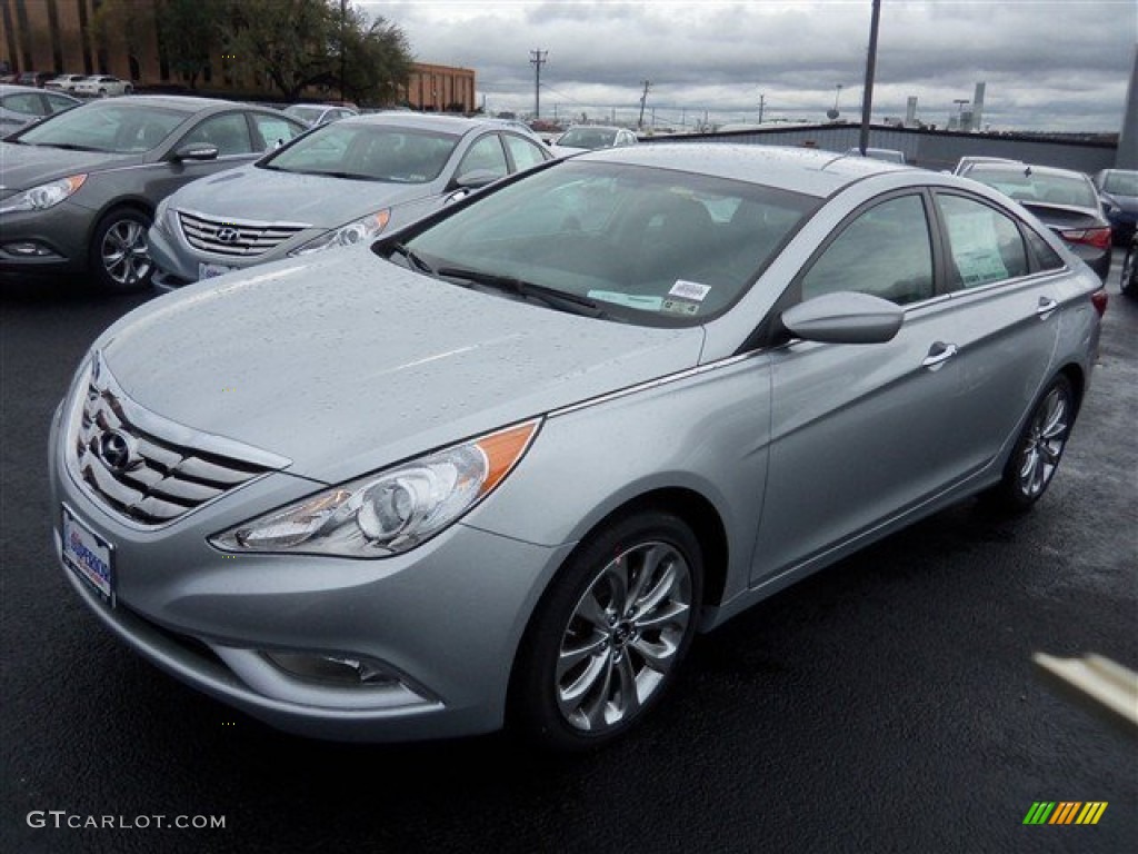 Radiant Silver 2013 Hyundai Sonata SE Exterior Photo #75733496