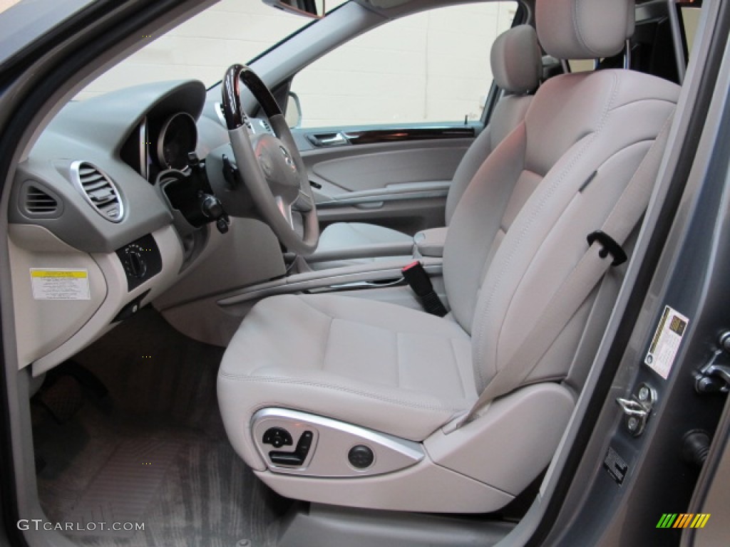 2010 ML 350 4Matic - Palladium Silver Metallic / Ash photo #15