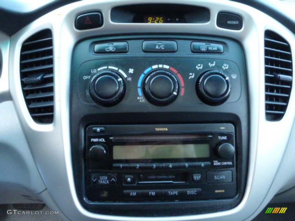 2007 Toyota Highlander V6 Controls Photos