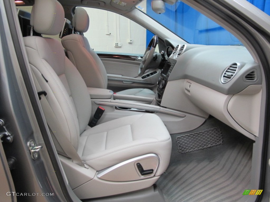 2010 ML 350 4Matic - Palladium Silver Metallic / Ash photo #21