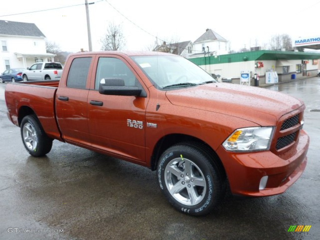 Copperhead Pearl 2013 Ram 1500 Express Quad Cab 4x4 Exterior Photo #75733823