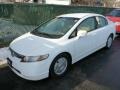 Taffeta White 2008 Honda Civic Hybrid Sedan Exterior