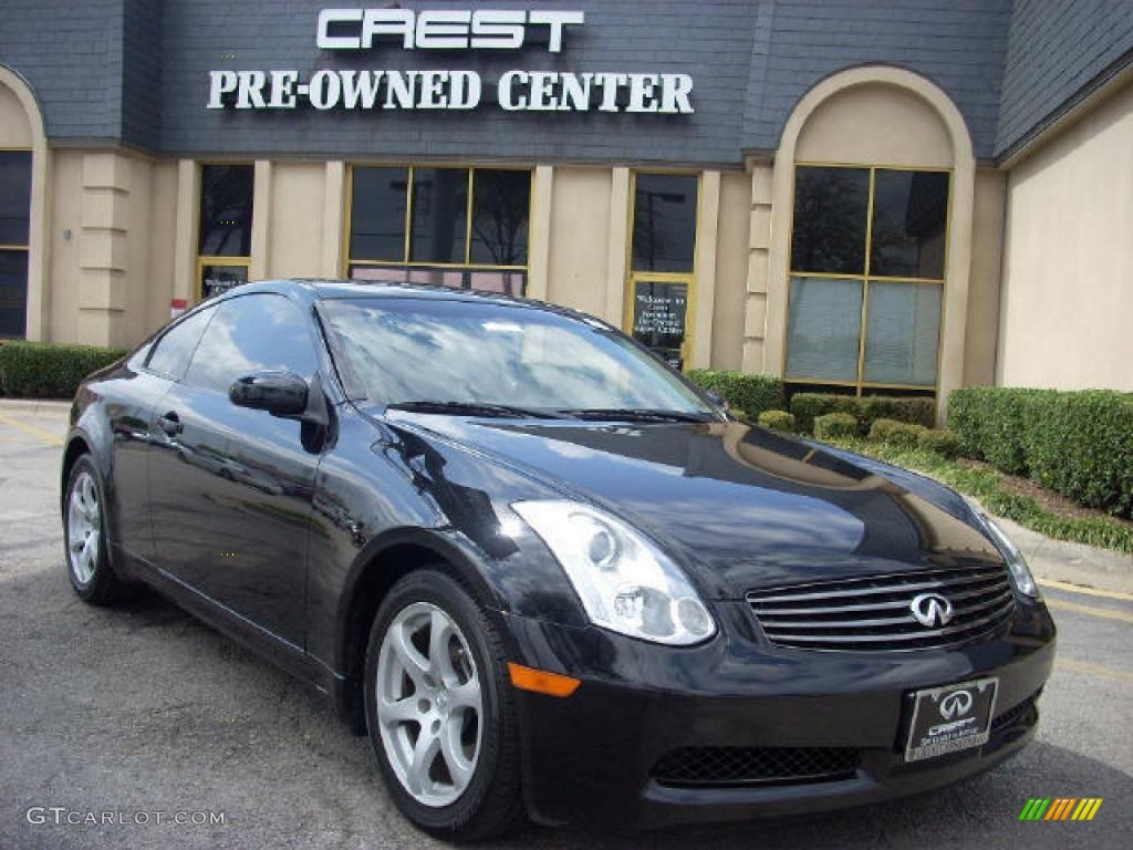 2007 G 35 Coupe - Black Obsidian / Graphite Black photo #1