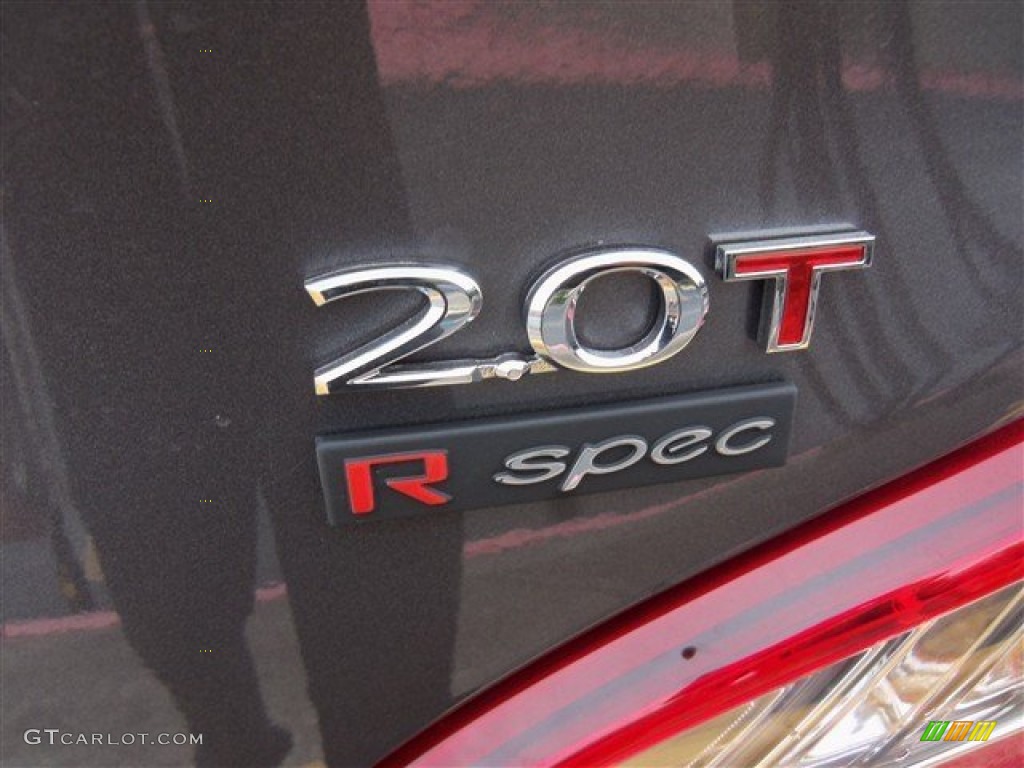 2013 Genesis Coupe 2.0T R-Spec - Gran Premio Gray / Red Leather/Red Cloth photo #7