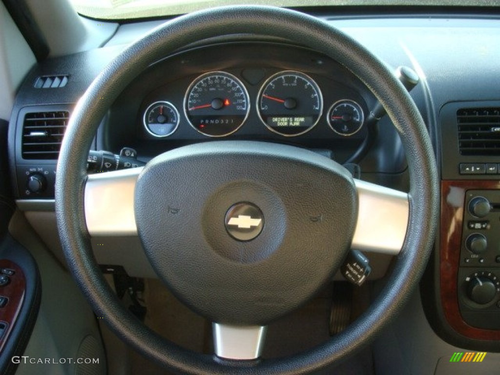 2008 Chevrolet Uplander LS Medium Gray Steering Wheel Photo #75734782