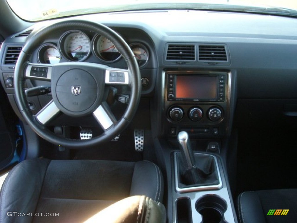 2010 Dodge Challenger SRT8 Dark Slate Gray Dashboard Photo #75735311