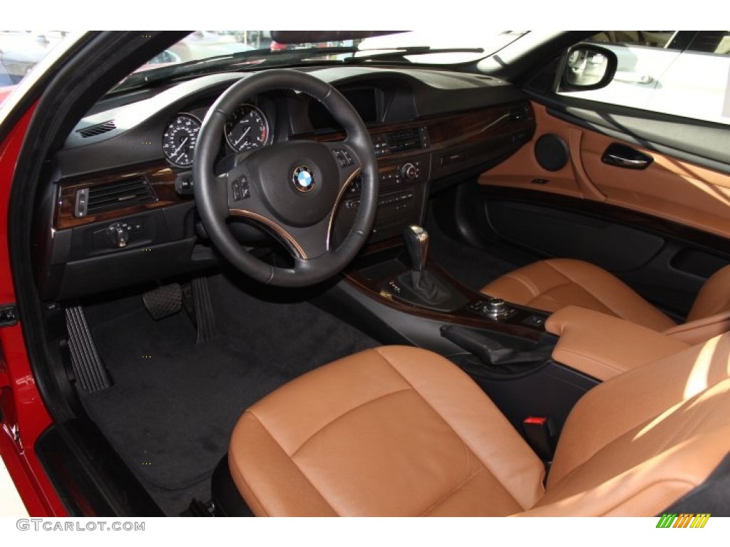 2012 3 Series 328i Convertible - Crimson Red / Saddle Brown photo #6