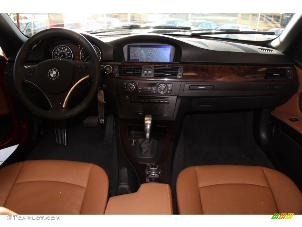 2012 3 Series 328i Convertible - Crimson Red / Saddle Brown photo #9
