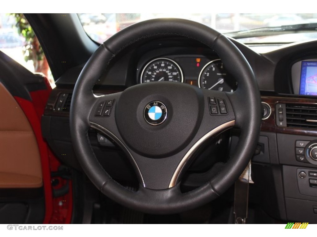 2012 3 Series 328i Convertible - Crimson Red / Saddle Brown photo #12