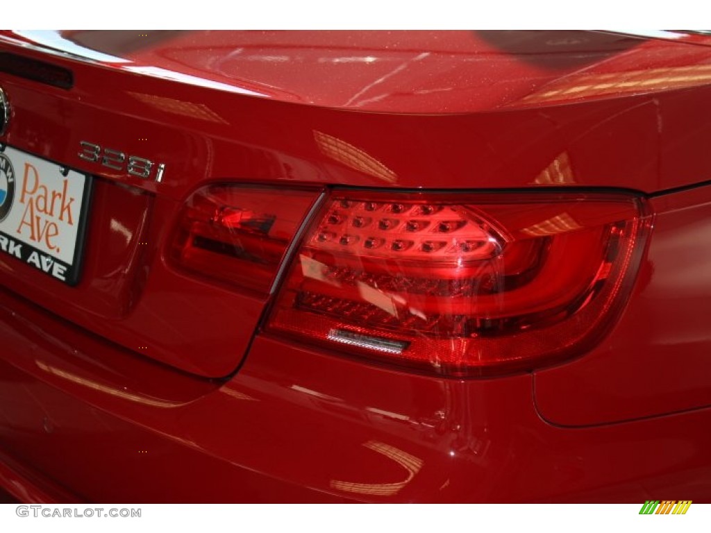 2012 3 Series 328i Convertible - Crimson Red / Saddle Brown photo #16
