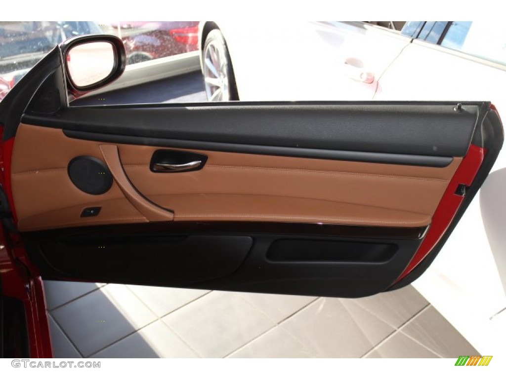 2012 3 Series 328i Convertible - Crimson Red / Saddle Brown photo #17