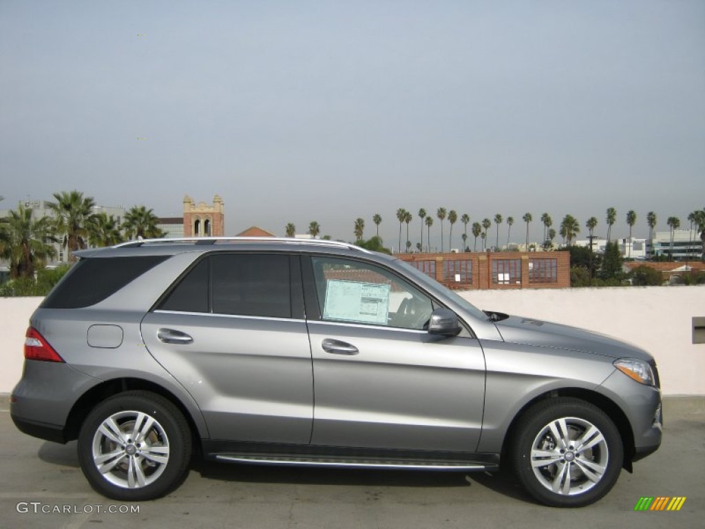 2013 ML 350 4Matic - Palladium Silver Metallic / Black photo #3