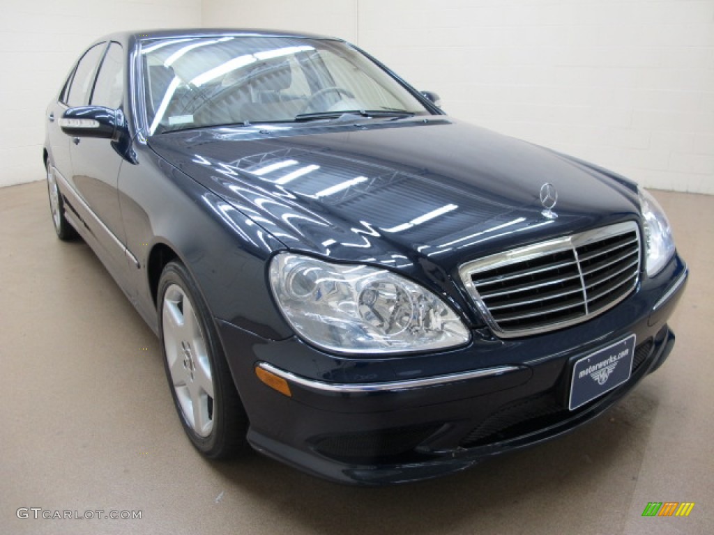2003 S 430 Sedan - Midnight Blue / Java photo #1
