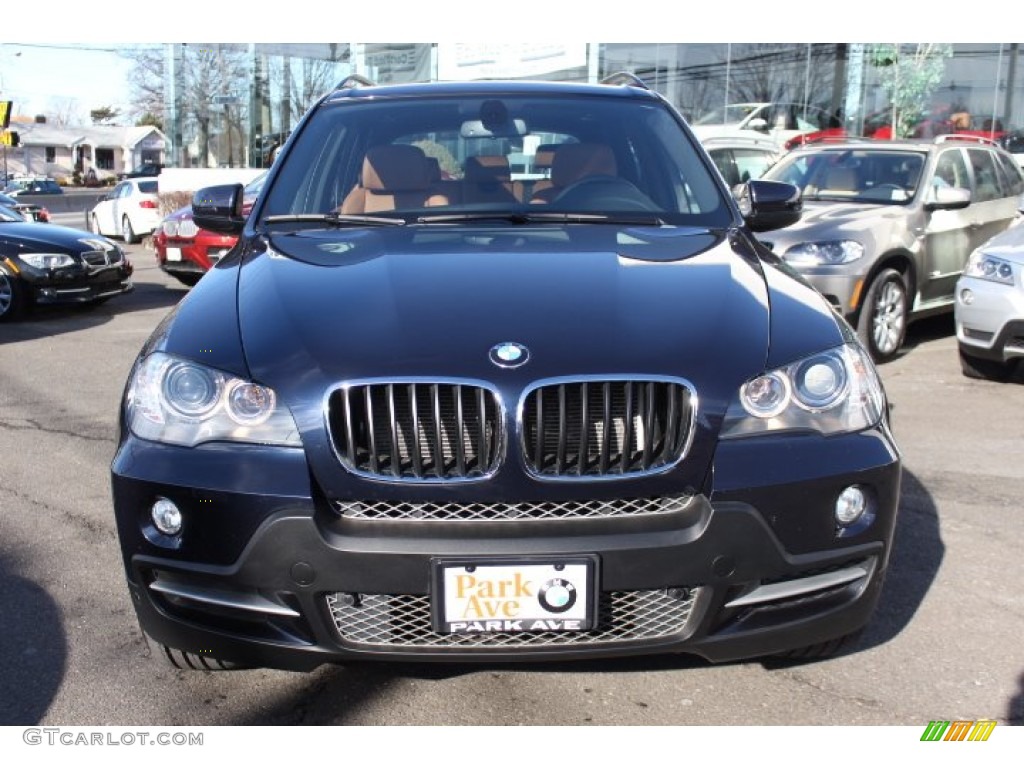 2009 X5 xDrive30i - Monaco Blue Metallic / Saddle Brown Nevada Leather photo #2