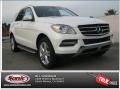 2013 Diamond White Metallic Mercedes-Benz ML 350 4Matic  photo #1