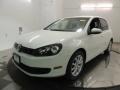 Candy White 2010 Volkswagen Golf 4 Door