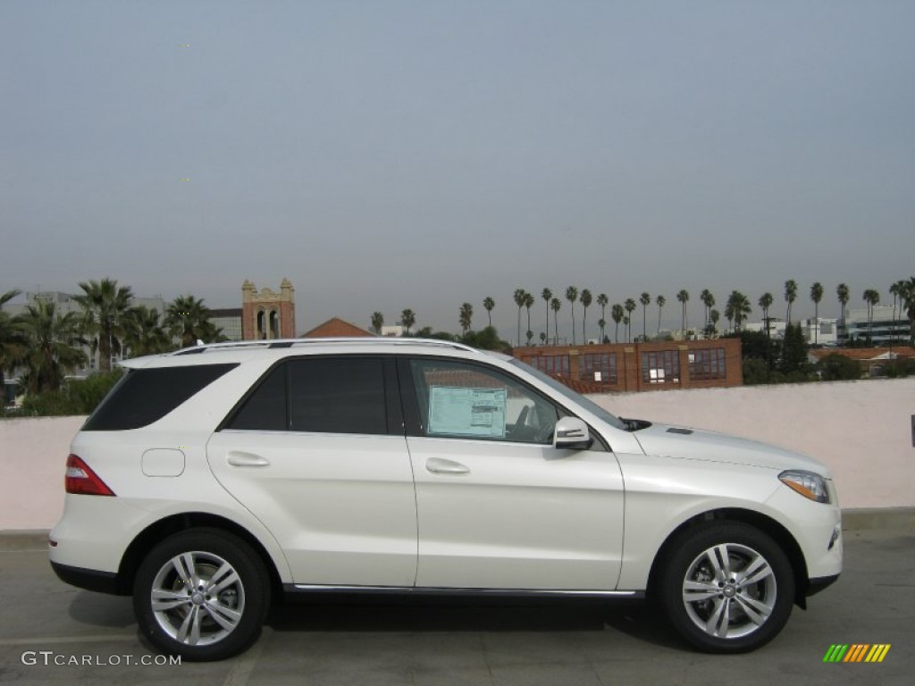 Diamond White Metallic 2013 Mercedes-Benz ML 350 BlueTEC 4Matic Exterior Photo #75737841
