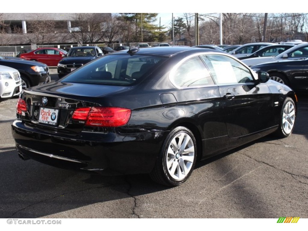 2011 3 Series 328i xDrive Coupe - Jet Black / Black photo #5