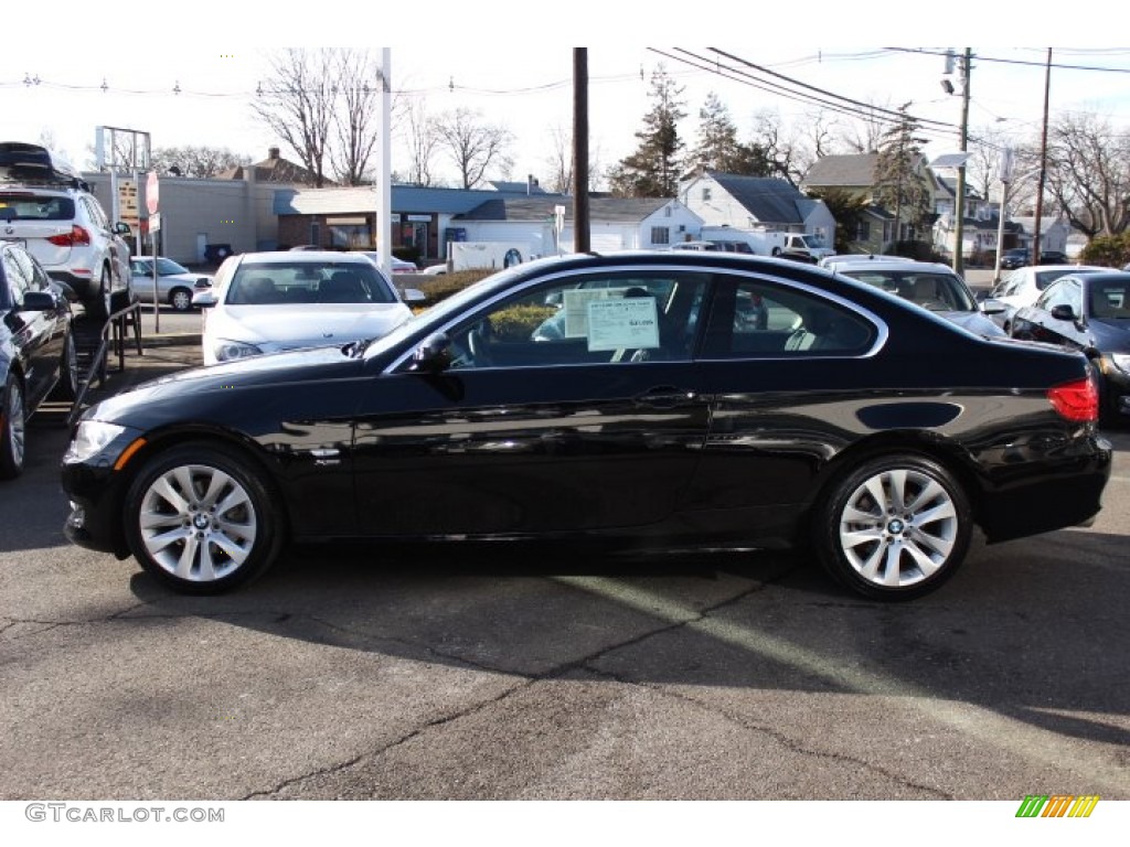 2011 3 Series 328i xDrive Coupe - Jet Black / Black photo #8