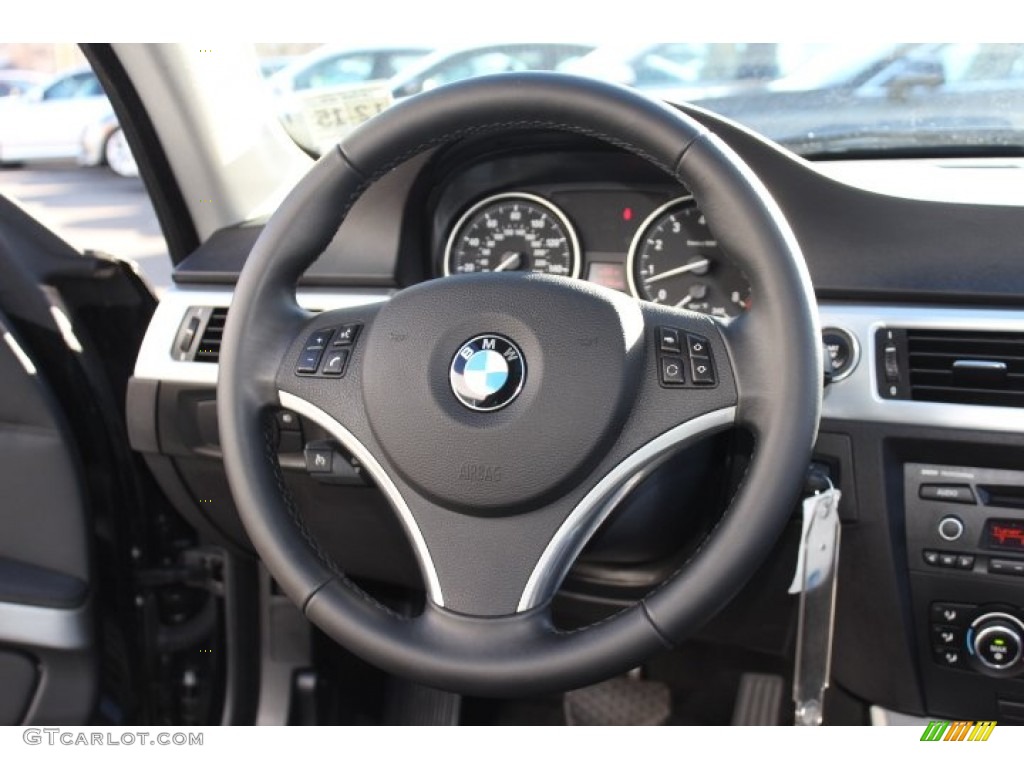 2011 3 Series 328i xDrive Coupe - Jet Black / Black photo #16