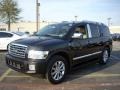 2008 Liquid Onyx Black Infiniti QX 56  photo #3