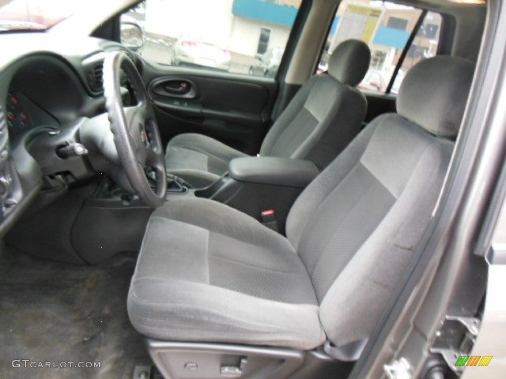 Ebony Interior 2008 Chevrolet TrailBlazer LT 4x4 Photo #75739503