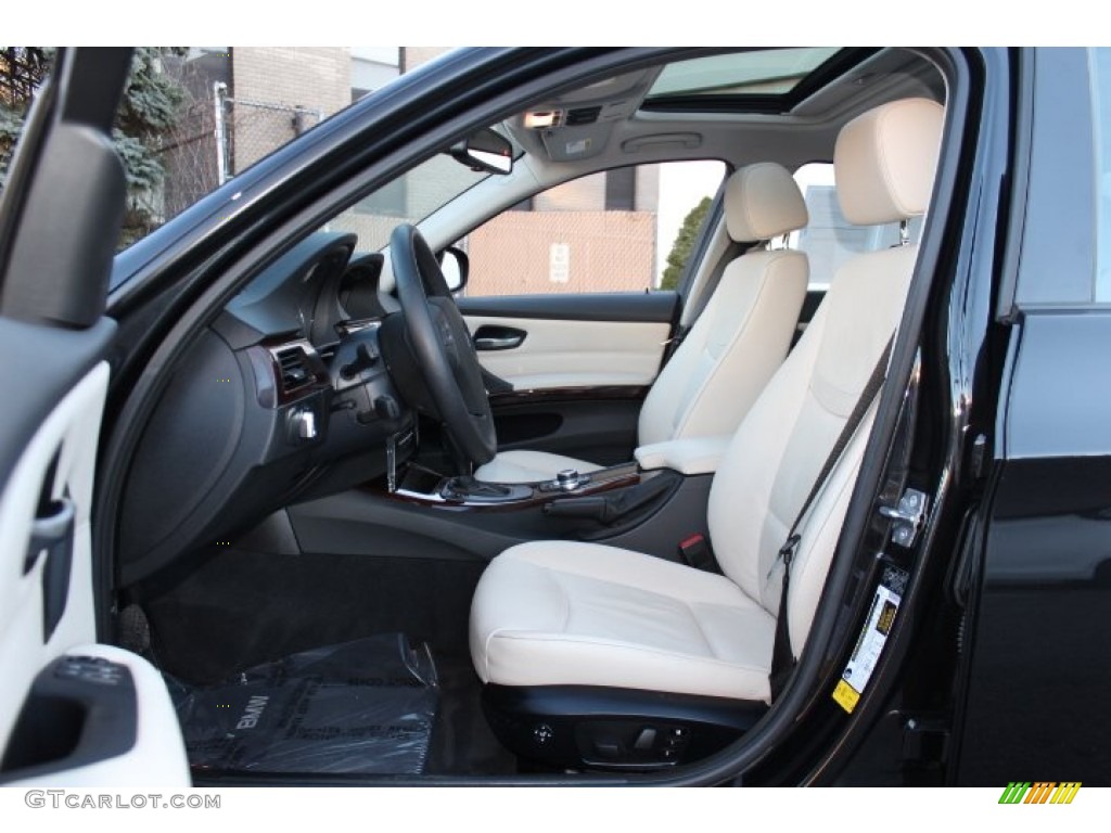 2010 3 Series 328i xDrive Sedan - Black Sapphire Metallic / Oyster/Black Dakota Leather photo #11
