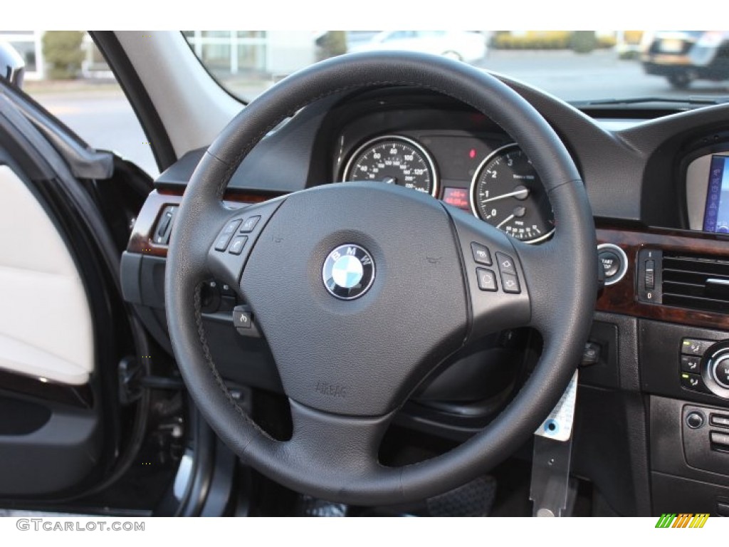 2010 3 Series 328i xDrive Sedan - Black Sapphire Metallic / Oyster/Black Dakota Leather photo #16