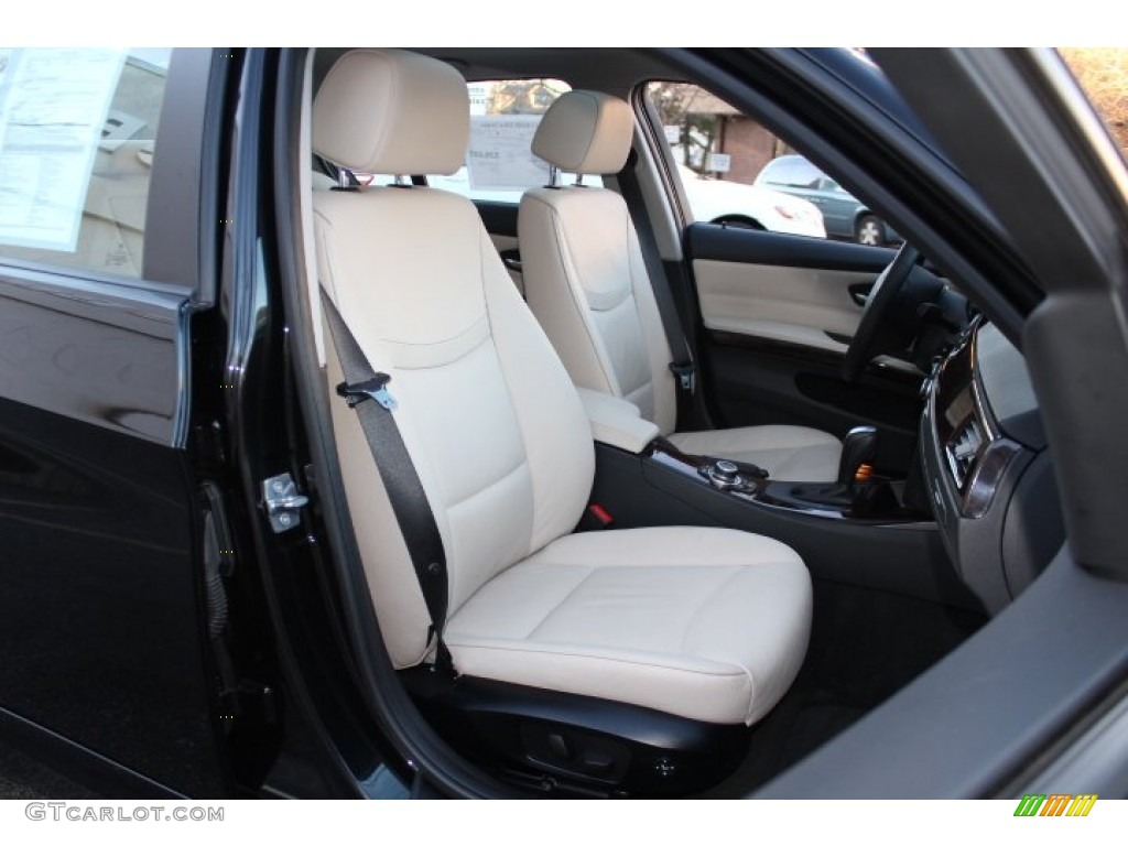 2010 3 Series 328i xDrive Sedan - Black Sapphire Metallic / Oyster/Black Dakota Leather photo #28
