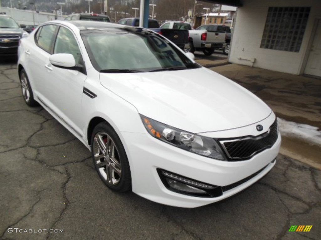 2013 Optima SX Limited - Snow White Pearl / Beige photo #2