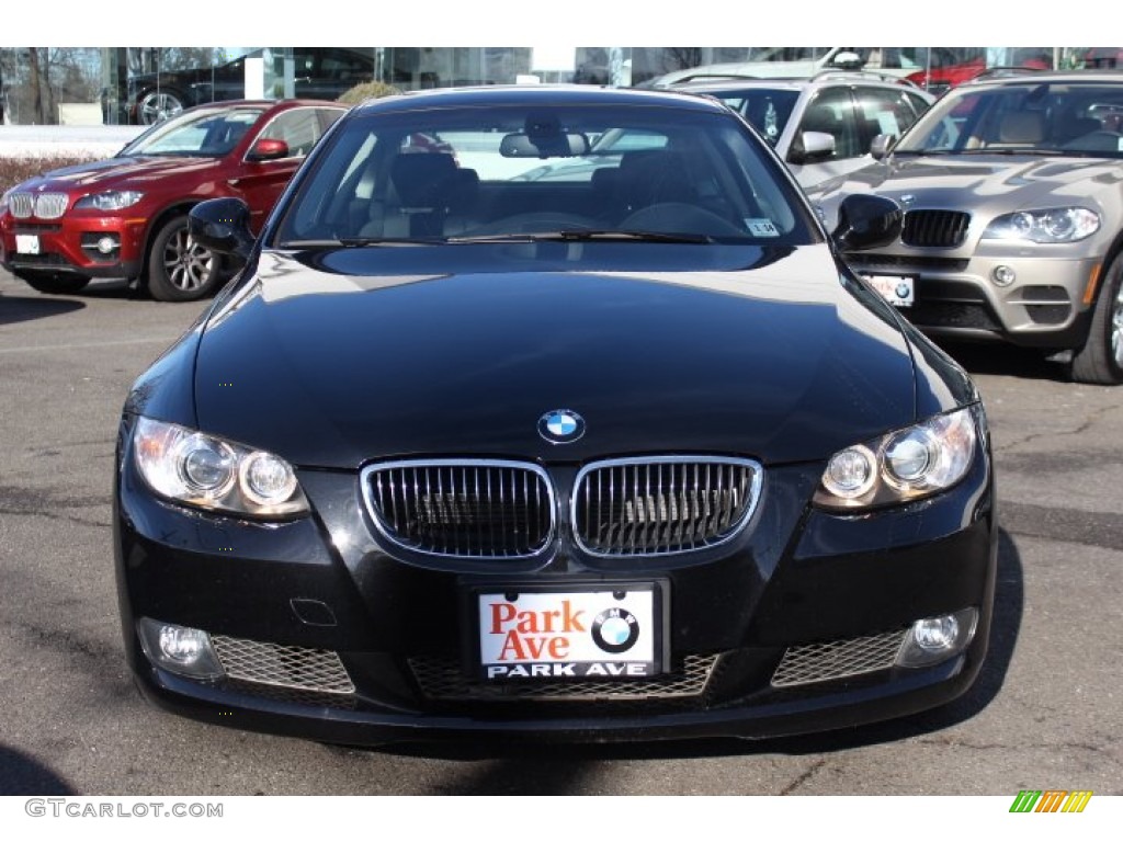2010 3 Series 335i xDrive Coupe - Black Sapphire Metallic / Black photo #2