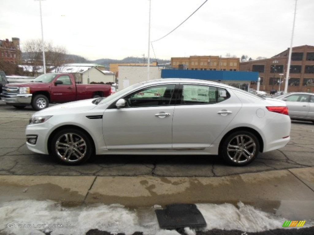 2013 Optima SX Limited - Snow White Pearl / Beige photo #5