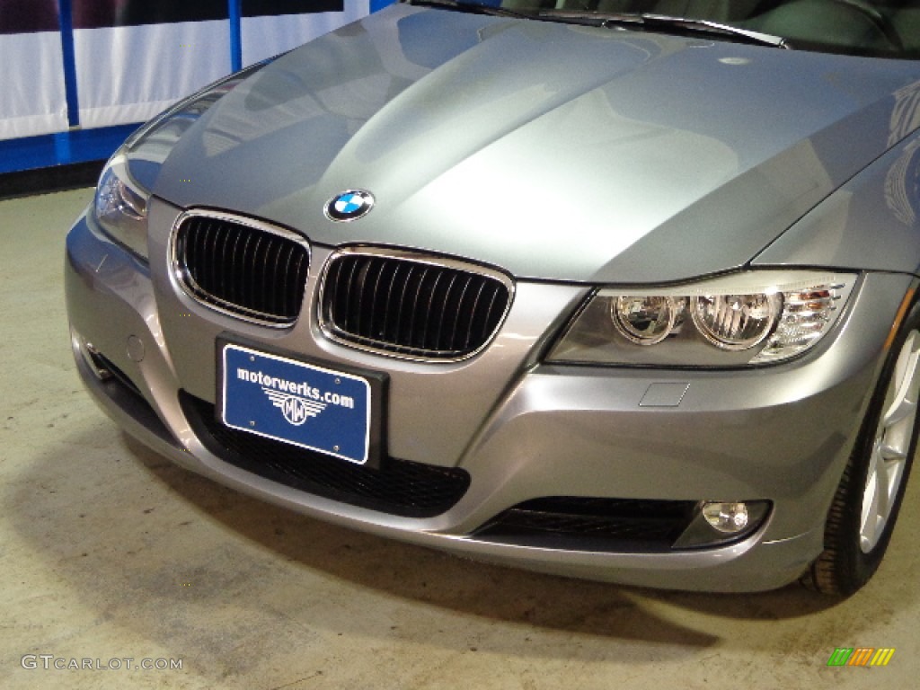 2010 3 Series 328i xDrive Sedan - Space Gray Metallic / Black photo #4