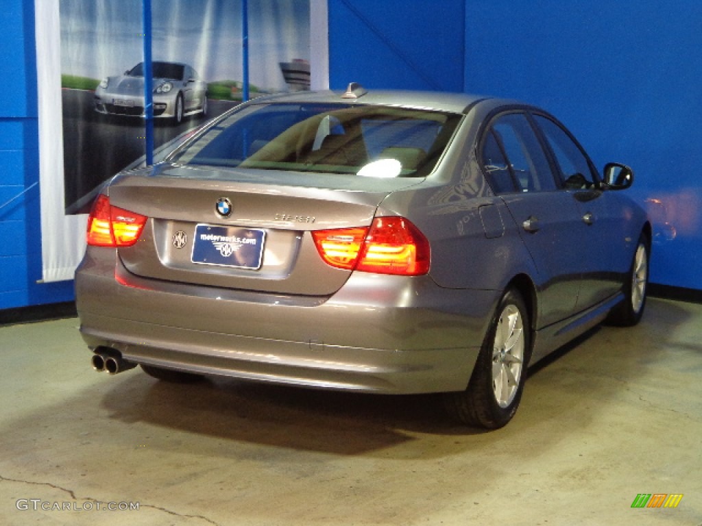 2010 3 Series 328i xDrive Sedan - Space Gray Metallic / Black photo #9